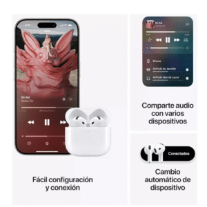 Apple AirPods 4ta generacion A3050 Blanco - Distribuidor Autorizado